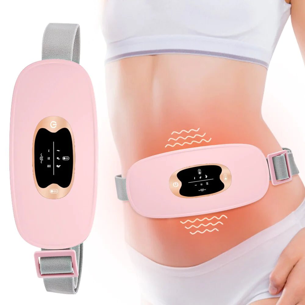 Electric Heating Menstrual Vibration Pad Belt