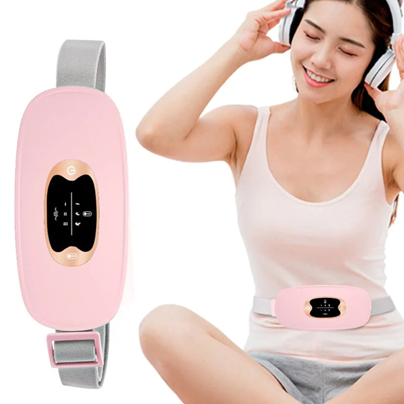 Electric Heating Menstrual Vibration Pad Belt